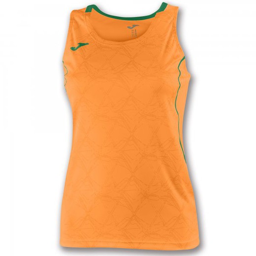 Tshirt Olimpia Sleeveless Orange Fluor  Woman