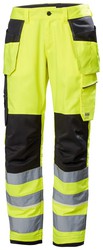 Uc-Me Cons Pant Cl2 Helly Hansen Hi Vis Yellow/Ebony