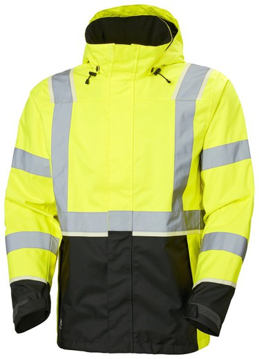 Uc-Me Shell Jacket Helly Hansen Hi Vis Yellow/Ebony