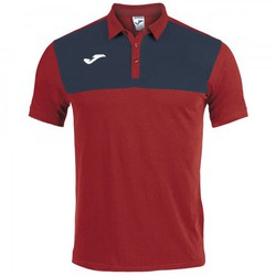 Winner Polo Red-Dark Navy S/S