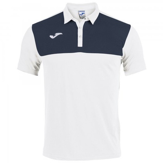 Winner Polo White-Dark Navy  S/S