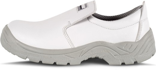 Zapato de microfibra sin cordones Blanco