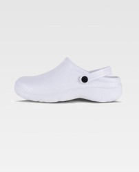 Unisex EVA Clog Ultraleicht, ergonomisch Anatomisch, mit orthopädischer Kamera, weich für die Füße Weiß