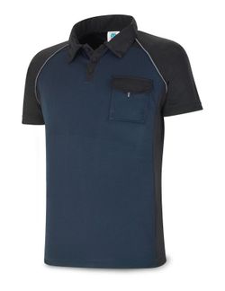 1288-POLAN POLO TECNICA MARINO NEGRO