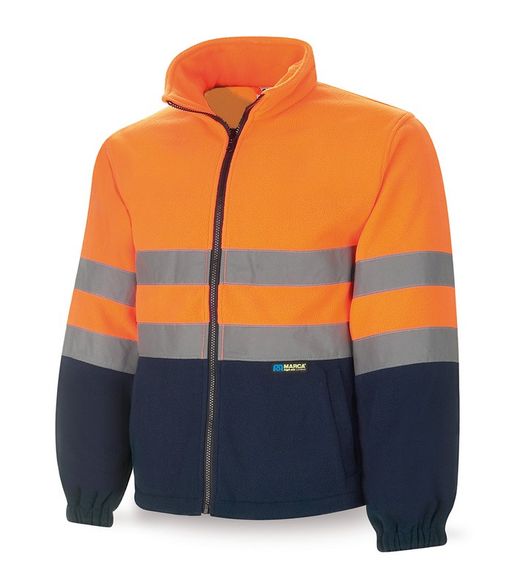 288-FPFN/A MÉLANGE POLAIRE A/V ORANGE BLEU