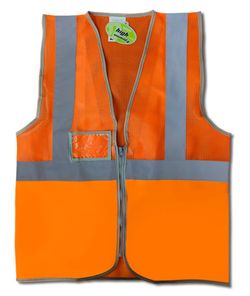 288-VFCMN Chaleco Alta Visibilidad. Malla naranja.