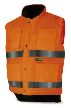 288-VMFN CHALECO MULTIBOLSILLOS NARANJA FLUO