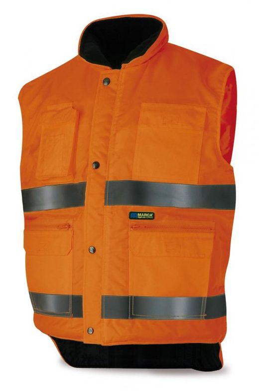 288-VMFN CHALECO MULTIBOLSILLOS NARANJA FLUO
