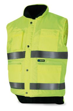 288-VMFY CHALECO MULTIBOLSILLOS AMARILLO FLUO