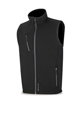 Chaleco Softshell triple lámina color negro modelo LYTIR