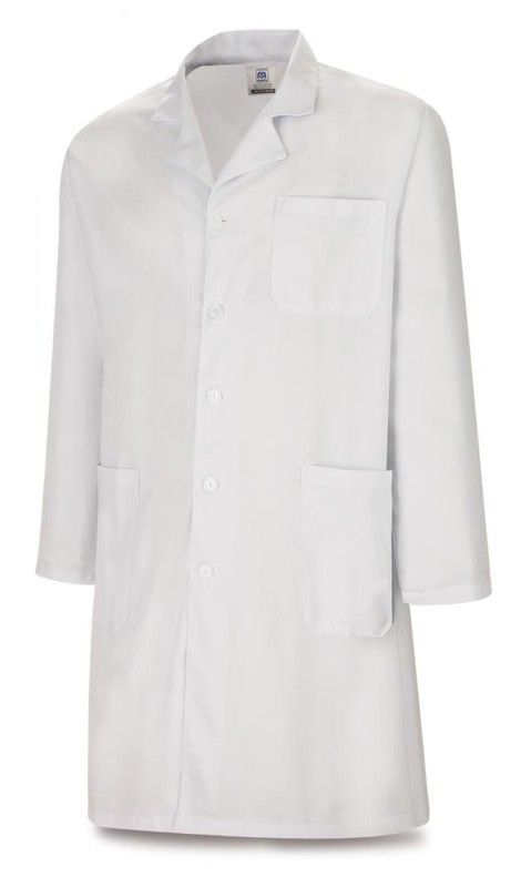 388-BAUB BATA UNISEX TERGAL BLANCA DE 200 G.