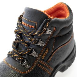 ABELIO, bota S1P de cuero vacuno con cordones