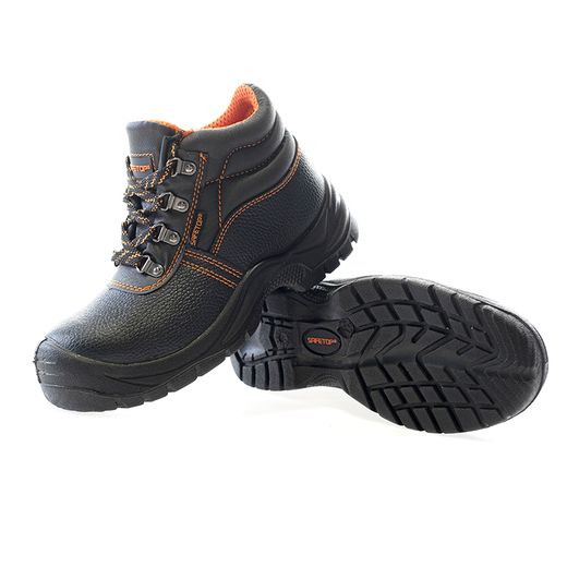 ABELIO, bota S1P de cuero vacuno con cordones