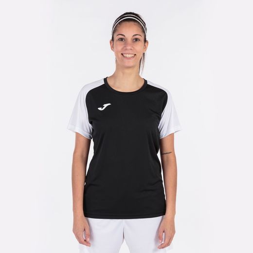 T-shirt a maniche corte Academy IV nera bianca