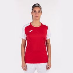 T-shirt a maniche corte Academy IV rossa bianca