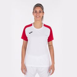 T-shirt a maniche corte Academy IV Bianca Rossa