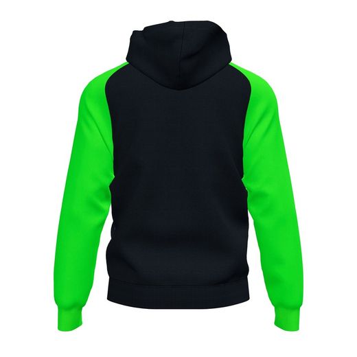 Sweat à capuche zippé Academy Iv noir vert fluo