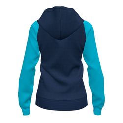 Academy Iv Zip-Up Hoodie Navy Fluor Turquoise