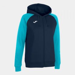 Academy Iv Zip-Up Hoodie Navy Fluor Turquoise
