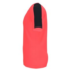 Academy Short Sleeve T-Shirt Fluor Coral-Black