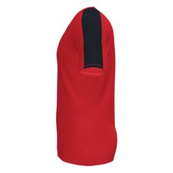 T-shirt Academy a maniche corte rossa nera