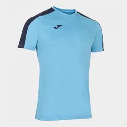 Academy T-Shirt Fluor Turquoise-Dark Navy S/S
