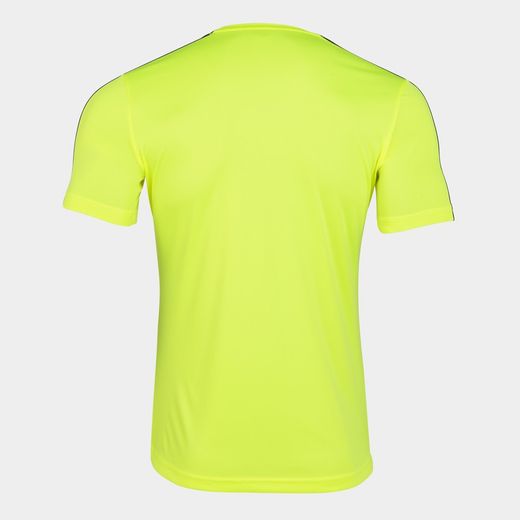 Academy T-Shirt Fluor Yellow-Black S/S