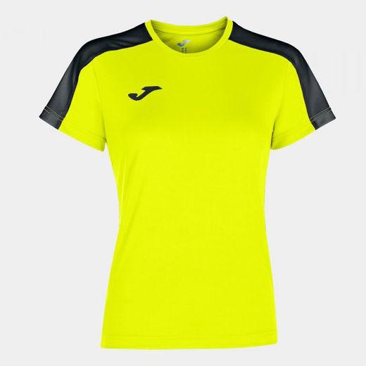 T-Shirt Academy Jaune Fluo-Noir S/S