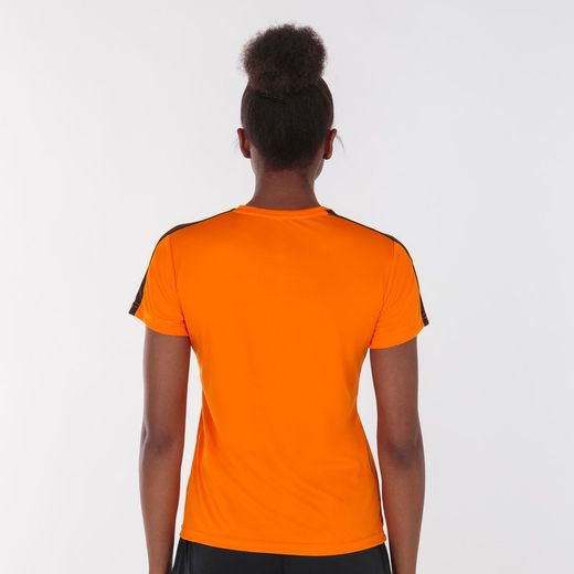 T-shirt Academy Arancione-Nera M/C