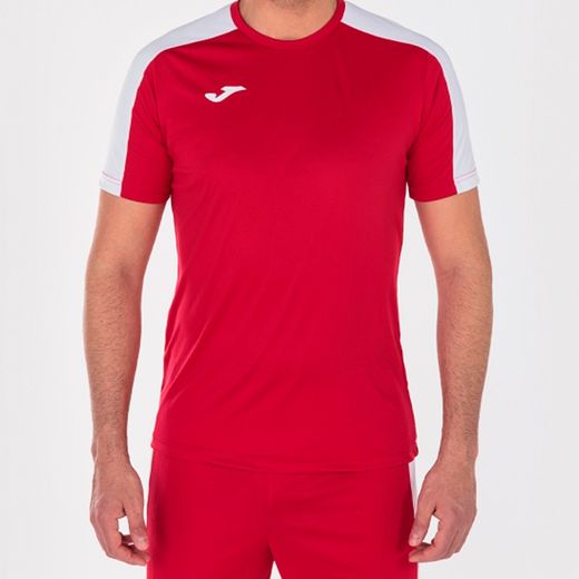 T-shirt Academy Rosso-Bianco M/C