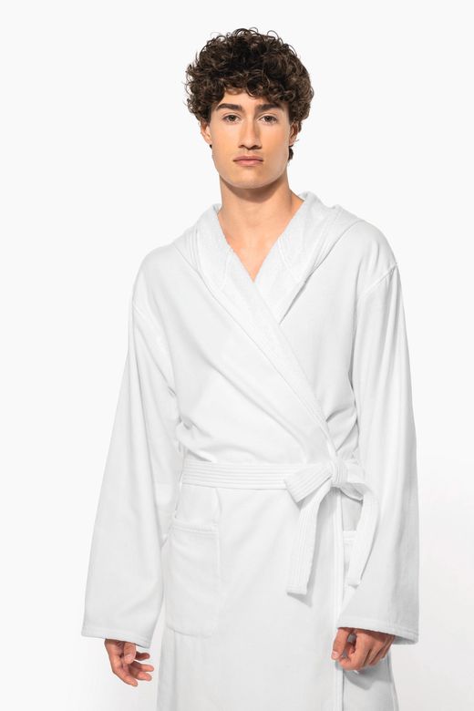 Bademantel mit Kapuze Bio