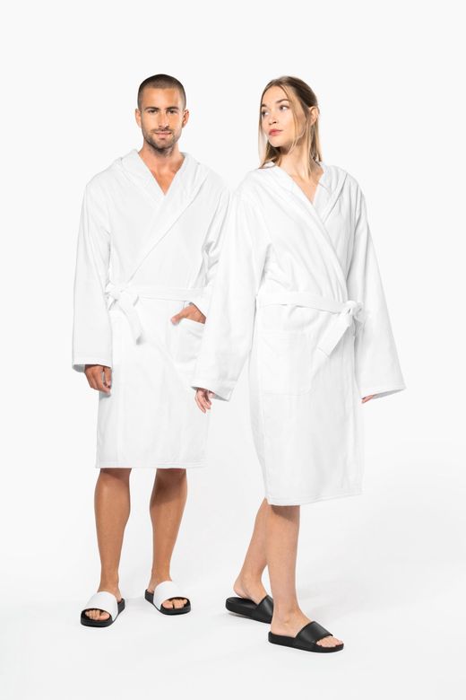 Bademantel mit Kapuze Bio