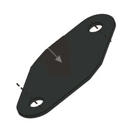 ALMOHADILLA para coloar debajo del punto de anclaje 80134