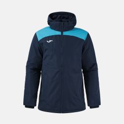 Anorak Trivor Ii Dark Navy Turquesa Flúor