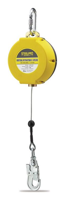 Anticaidas Retractil Cable 15 Metros Steelpro