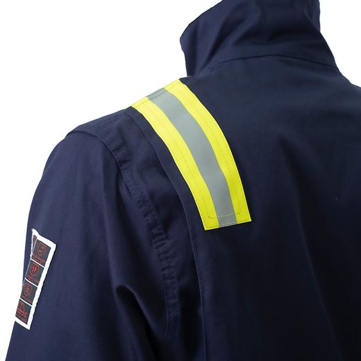 ARAPRO, chaqueta multiprotección azul marino con reflectante