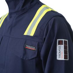 ARAPRO, chaqueta multiprotección azul marino con reflectante