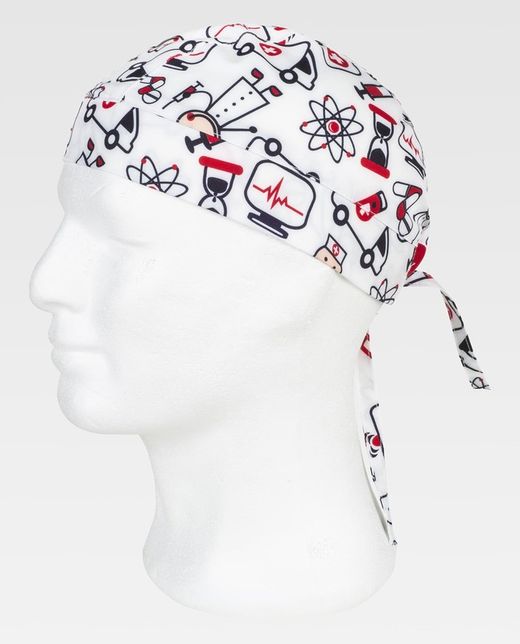Bandana de color Estampado+ Rojo