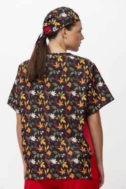 Bandana de color Estampado+ Rojo