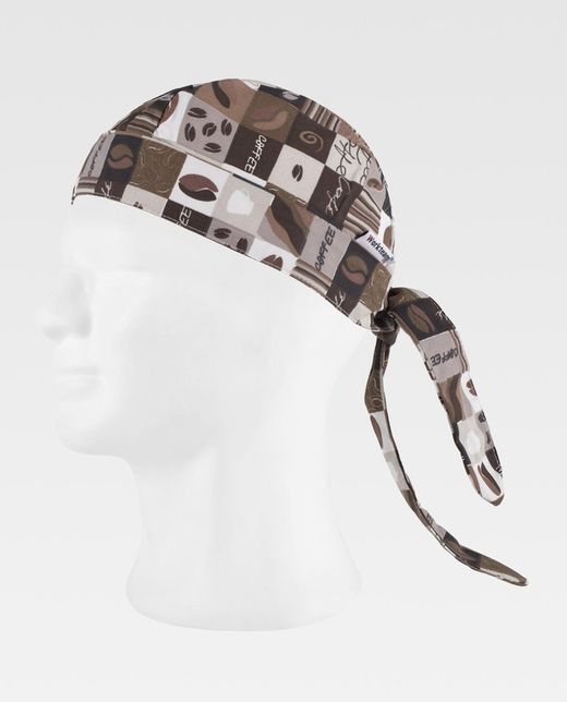 Bandana unisex con stampa caffè STAMPA