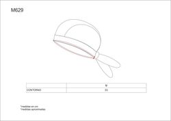 Bandana unisex con stampa caffè STAMPA