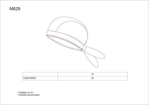 Bandana unisex con stampa caffè STAMPA