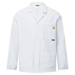 Bata Anti-Static ESD Lab Jacket Negro