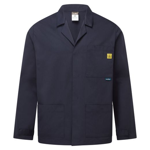 Bata Anti-Static ESD Lab Jacket Negro