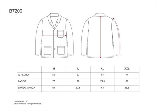 Kurze Jacke im Herrenstil, eine Tasche auf der Brust und zwei Seiten Navy