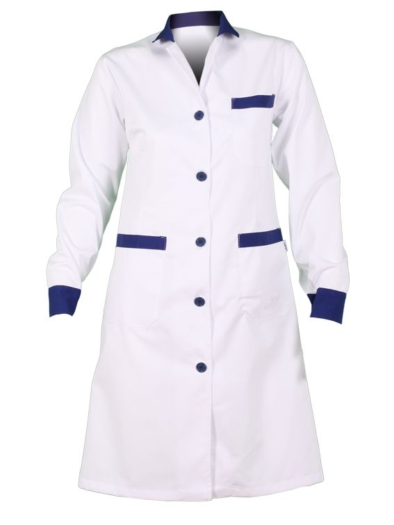 Bata Mujer Combinada Azulina L