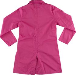 Bata unisex con cierre de corchetes ocultos Rosa / Fucsia