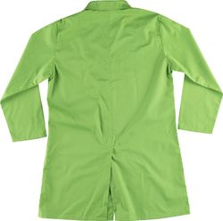 Unisex-Bademantel mit verdecktem Verschluss, einer Brusttasche und zwei Seiten Pistaziengrün