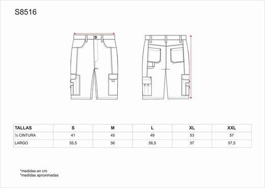 Camouflage Bermuda Shorts kombiniert mit schwarzen Verstärkungen und Camouflage Grey Black mit mehreren Taschen
