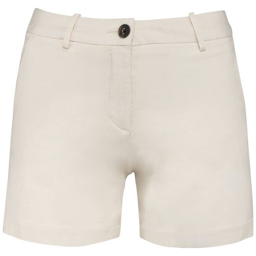 Eco-friendly ladies chino bermuda shorts